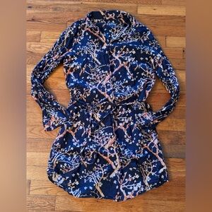 Vilebrequin sweet cherry blossom voile cotton dress size medium